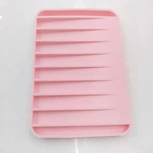 Load image into Gallery viewer, Silicone Soap Holder Flexible Soap Dish Plate Holder Tray Soapbox Container Storage For Bathroom Kitchen Soap Dish for Shower Waterfall Soap Holder Soap Tray Soap Saver Drainer Flexible Silicone for Shower Bathroom Kitchen Counter Top Keep Soap Bars Dry

