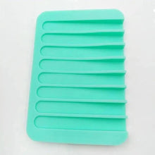 Load image into Gallery viewer, Silicone Soap Holder Flexible Soap Dish Plate Holder Tray Soapbox Container Storage For Bathroom Kitchen Soap Dish for Shower Waterfall Soap Holder Soap Tray Soap Saver Drainer Flexible Silicone for Shower Bathroom Kitchen Counter Top Keep Soap Bars Dry
