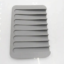 Load image into Gallery viewer, Silicone Soap Holder Flexible Soap Dish Plate Holder Tray Soapbox Container Storage For Bathroom Kitchen Soap Dish for Shower Waterfall Soap Holder Soap Tray Soap Saver Drainer Flexible Silicone for Shower Bathroom Kitchen Counter Top Keep Soap Bars Dry
