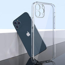 Load image into Gallery viewer, Silicone Soft Phone Case for iPhone 14 13 12 11 Pro Max XR X XS Max 7 8 Plus Back Cover Case for iPhone 14 13 12 11 Pro Max Transparent Soft Flexible Anti-Yellowing Shockproof Camera Protection Case For iPhone
