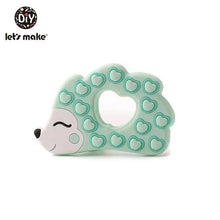 Load image into Gallery viewer, Silicone Teether Rodent Cartoon Animals 1pc Food Grade Silicone Pandents,  Teething Toys For Teeth Tiny Rod Baby Teethers Gift
