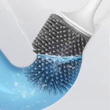 Load image into Gallery viewer, Silicone Toilet Brush For Accessories Drainable Toilet Brush Wall-Mounted Cleaning Tools Home Bathroom Accessories Sets Toilet Brushes And Holder For Bathroom Deep Cleaning Quick Drying Wall Mounted Set Soft Bristled cleaner No-Slip
