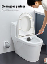Load image into Gallery viewer, Silicone Toilet Brush For Accessories Drainable Toilet Brush Wall-Mounted Cleaning Tools Home Bathroom Accessories Sets Toilet Brushes And Holder For Bathroom Deep Cleaning Quick Drying Wall Mounted Set Soft Bristled cleaner No-Slip
