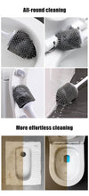 Load image into Gallery viewer, Silicone Toilet Brush For Accessories Drainable Toilet Brush Wall-Mounted Cleaning Tools Home Bathroom Accessories Sets Toilet Brushes And Holder For Bathroom Deep Cleaning Quick Drying Wall Mounted Set Soft Bristled cleaner No-Slip
