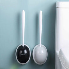 Load image into Gallery viewer, Silicone Toilet Brush For Accessories Drainable Toilet Brush Wall-Mounted Cleaning Tools Home Bathroom Accessories Sets Toilet Brushes And Holder For Bathroom Deep Cleaning Quick Drying Wall Mounted Set Soft Bristled cleaner No-Slip

