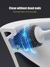 Load image into Gallery viewer, Silicone Toilet Brush For Accessories Drainable Toilet Brush Wall-Mounted Cleaning Tools Home Bathroom Accessories Sets Toilet Brushes And Holder For Bathroom Deep Cleaning Quick Drying Wall Mounted Set Soft Bristled cleaner No-Slip
