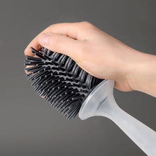 Load image into Gallery viewer, Silicone Toilet Brush Wall-Mounted Cleaning Tools Refill Liquid No Dead Corners Toilet Brush Home Bathroom Accessories Set  Toilet Brush And Holder Set Toilet Bowl Brush With Caddy Bathroom Stiff Bristles Toilet Scrub Brush
