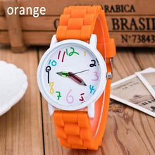 Load image into Gallery viewer, Silicone Watches Children Pencil Pointer Student Watch Quartz Childrens Watch With Silicone Strap Wristwatches Toddler Watch Analog Wrist Watches With 3D Cute Silicone Band
