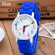 Load image into Gallery viewer, Silicone Watches Children Pencil Pointer Student Watch Quartz Childrens Watch With Silicone Strap Wristwatches Toddler Watch Analog Wrist Watches With 3D Cute Silicone Band
