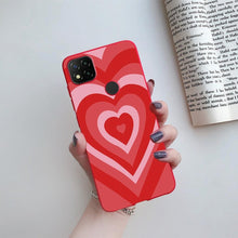 Load image into Gallery viewer, Silicone with Design Print Pattern Shockproof-Absorption Bumper Protective Back Cover For Xiaomi Redmi 10A Case 2022 Love Heart Candy Painted Phone Cover Soft Silicone Case For Xiaomi Redmi 10A Redmi10A

