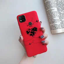 Load image into Gallery viewer, Silicone with Design Print Pattern Shockproof-Absorption Bumper Protective Back Cover For Xiaomi Redmi 10A Case 2022 Love Heart Candy Painted Phone Cover Soft Silicone Case For Xiaomi Redmi 10A Redmi10A
