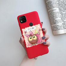 Load image into Gallery viewer, Silicone with Design Print Pattern Shockproof-Absorption Bumper Protective Back Cover For Xiaomi Redmi 10A Case 2022 Love Heart Candy Painted Phone Cover Soft Silicone Case For Xiaomi Redmi 10A Redmi10A
