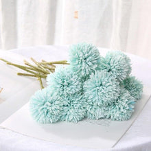 Load image into Gallery viewer, Silk Flower Arrangements Bunch Artificial Flower Bouquet Ball Fake Flowers Home Widding Decoration Valentines Day Gifts
