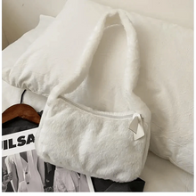 Load image into Gallery viewer, Simple And Stylish Women Soft Plush Winter Furry Shoulder Bags For Ladies And Girls Designer Clutch Handbag For Female
