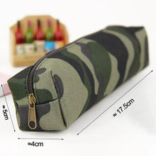 Load image into Gallery viewer, Simple Camouflage Cool Pencil Case Soft Black Pencil Holder For Boys Stylish Pouch For Office And Schools

