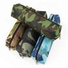 Load image into Gallery viewer, Simple Camouflage Cool Pencil Case Soft Black Pencil Holder For Boys Stylish Pouch For Office And Schools
