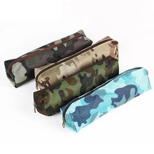 Load image into Gallery viewer, Simple Camouflage Cool Pencil Case Soft Black Pencil Holder For Boys Stylish Pouch For Office And Schools
