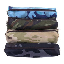 Load image into Gallery viewer, Simple Camouflage Cool Pencil Case Soft Black Pencil Holder For Boys Stylish Pouch For Office And Schools
