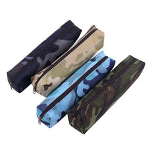 Load image into Gallery viewer, Simple Camouflage Cool Pencil Case Soft Black Pencil Holder For Boys Stylish Pouch For Office And Schools
