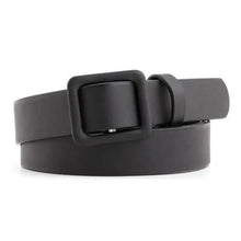 Load image into Gallery viewer, Simple Double Round Buckle PU Leather Waist Strap Vintage Design Double O-Ring Buckle  Women Leather Belt For Jeans And Dresses
