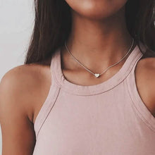 Load image into Gallery viewer, Simple Exquisite Heart-Shaped Pendant Alloy Necklace
