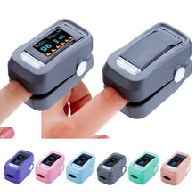 Load image into Gallery viewer, Simple Finger Pulse Oximeter Blood Pressure Monitor Heart Rate Portable
