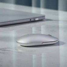 Load image into Gallery viewer, Simple Modern White/Black Wireless Bluetooth USB Connection Optical Mouse For Laptop PC Portable Slim Rechargeable Mouse Computer Mouse
