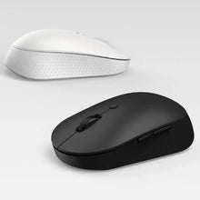 Load image into Gallery viewer, Simple Modern White/Black Wireless Bluetooth USB Connection Optical Mouse For Laptop PC Portable Slim Rechargeable Mouse Computer Mouse

