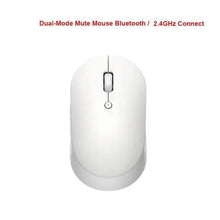 Load image into Gallery viewer, Simple Modern White/Black Wireless Bluetooth USB Connection Optical Mouse For Laptop PC Portable Slim Rechargeable Mouse Computer Mouse
