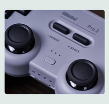 Load image into Gallery viewer, Simple Pure White Bluetooth Joystick Gamepad Controller Compatible With PC Monitor Laptop Tablet
