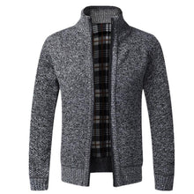 Load image into Gallery viewer, Simple Quality Autumn Winter New Men's Jacket Slim Fit Jacket Slim Fit Thick Sweaters Male Jacket Men Solid Cotton Thick Warm Sweater With Pockets  Fashion Warm Cold Weather Classic Jacket
