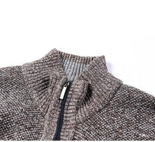 Load image into Gallery viewer, Simple Quality Autumn Winter New Men's Jacket Slim Fit Jacket Slim Fit Thick Sweaters Male Jacket Men Solid Cotton Thick Warm Sweater With Pockets  Fashion Warm Cold Weather Classic Jacket
