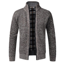 Load image into Gallery viewer, Simple Quality Autumn Winter New Men's Jacket Slim Fit Jacket Slim Fit Thick Sweaters Male Jacket Men Solid Cotton Thick Warm Sweater With Pockets  Fashion Warm Cold Weather Classic Jacket
