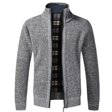 Load image into Gallery viewer, Simple Quality Autumn Winter New Men's Jacket Slim Fit Jacket Slim Fit Thick Sweaters Male Jacket Men Solid Cotton Thick Warm Sweater With Pockets  Fashion Warm Cold Weather Classic Jacket
