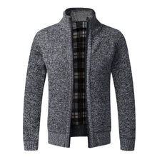 Load image into Gallery viewer, Simple Quality Autumn Winter New Men's Jacket Slim Fit Jacket Slim Fit Thick Sweaters Male Jacket Men Solid Cotton Thick Warm Sweater With Pockets  Fashion Warm Cold Weather Classic Jacket
