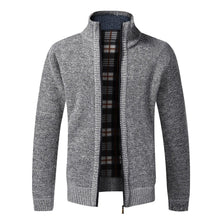Load image into Gallery viewer, Simple Quality Autumn Winter New Men's Jacket Slim Fit Jacket Slim Fit Thick Sweaters Male Jacket Men Solid Cotton Thick Warm Sweater With Pockets  Fashion Warm Cold Weather Classic Jacket
