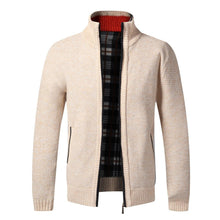 Load image into Gallery viewer, Simple Quality Autumn Winter New Men's Jacket Slim Fit Jacket Slim Fit Thick Sweaters Male Jacket Men Solid Cotton Thick Warm Sweater With Pockets  Fashion Warm Cold Weather Classic Jacket
