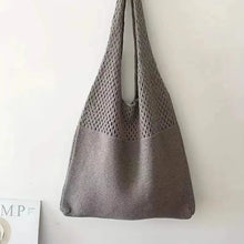 Load image into Gallery viewer, Simple Retro Hollow Crochet Bag
