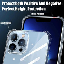 Load image into Gallery viewer, Simple Silicone Phone Case For iPhone 14 13 12 11 Pro Max Mini X XS XR 8 7 6s 6Plus Lens Protection Case Cover Thick Shockproof Soft Flexible Full Protection Shock Proof Back Cover for iPhone
