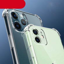 Load image into Gallery viewer, Simple Silicone Phone Case For iPhone 14 13 12 11 Pro Max Mini X XS XR 8 7 6s 6Plus Lens Protection Case Cover Thick Shockproof Soft Flexible Full Protection Shock Proof Back Cover for iPhone
