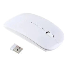 Load image into Gallery viewer, Simple Thin 1600 DPI USB Optical Black/White Wireless Computer Office Mouse Ultra Slim 2.4GHz Mouse For PC Laptop Classic Gaming Mouse
