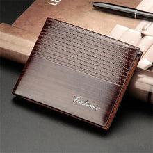 Load image into Gallery viewer, Simple Thin Leather Card Holders Vintage Brown Small Men Business Wallets Classic Design Wallets For Men
