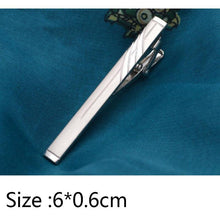 Load image into Gallery viewer, Simple Tie Clip Men Metal Copper Necktie Bar Clip Gold Silver Black 3 Bright Colors Best Gifts For Your Father Lover And Friends  Simple Classic Bar Clasp Practical Necktie Accessories Fashion Men Tie Clips Luxury Clothing Jewelry

