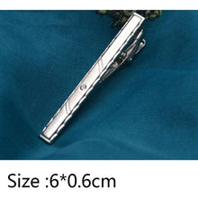 Load image into Gallery viewer, Simple Tie Clip Men Metal Copper Necktie Bar Clip Gold Silver Black 3 Bright Colors Best Gifts For Your Father Lover And Friends  Simple Classic Bar Clasp Practical Necktie Accessories Fashion Men Tie Clips Luxury Clothing Jewelry
