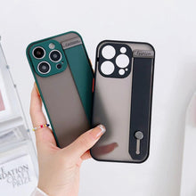 Load image into Gallery viewer, Simple Unique Design Silicone Case Lens Full Protection Shockproof Armor Wrist Band Phone Case For iPhone 14 13 12 11 Pro Max XR XS X 7 8 Plus Luxury Silicone Bumper Hard Iphone Cover
