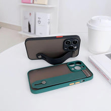 Load image into Gallery viewer, Simple Unique Design Silicone Case Lens Full Protection Shockproof Armor Wrist Band Phone Case For iPhone 14 13 12 11 Pro Max XR XS X 7 8 Plus Luxury Silicone Bumper Hard Iphone Cover
