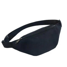 Load image into Gallery viewer, Simple Waterproof Chest Bag Unisex Fanny Pack Ladies Waist Pack Black Retro Style Women's Travel And Outdoor Waist Belt Bag
