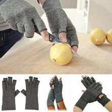 Load image into Gallery viewer, Simple Winter Arthritis Gloves Unisex Classic Anti Arthritis Therapy Gloves Compression  Fingerless Gloves
