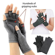 Load image into Gallery viewer, Simple Winter Arthritis Gloves Unisex Classic Anti Arthritis Therapy Gloves Compression  Fingerless Gloves
