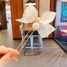 Load image into Gallery viewer, Simple Women Hair Stick Vintage Hair Clip Hairstyle U Shape Design Hairpin Girl Ponytail Hair Accessories

